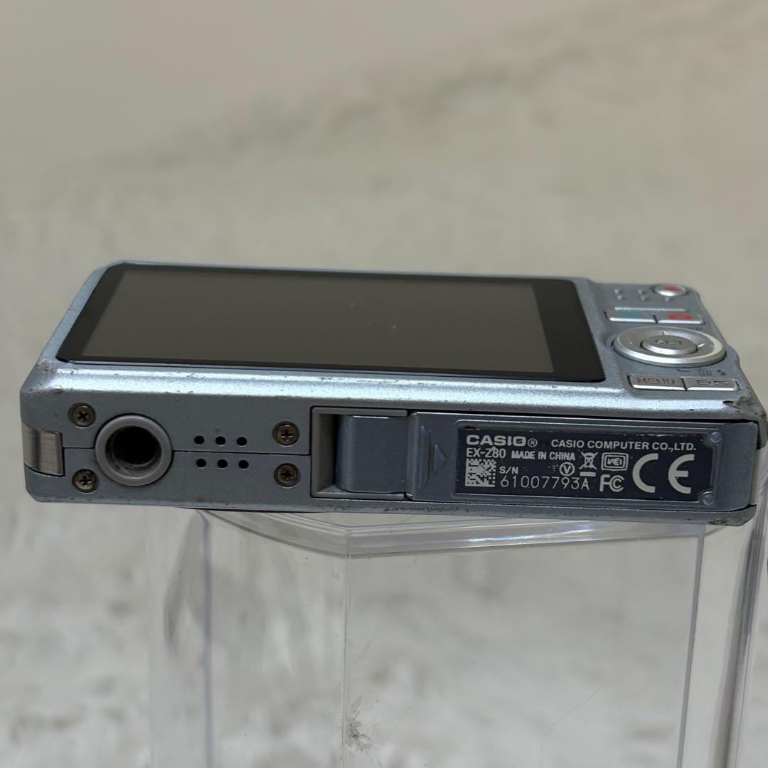 CASIO カメラ EX-Z80 バッテリー 充電器 ブルー コンデジ 動作品