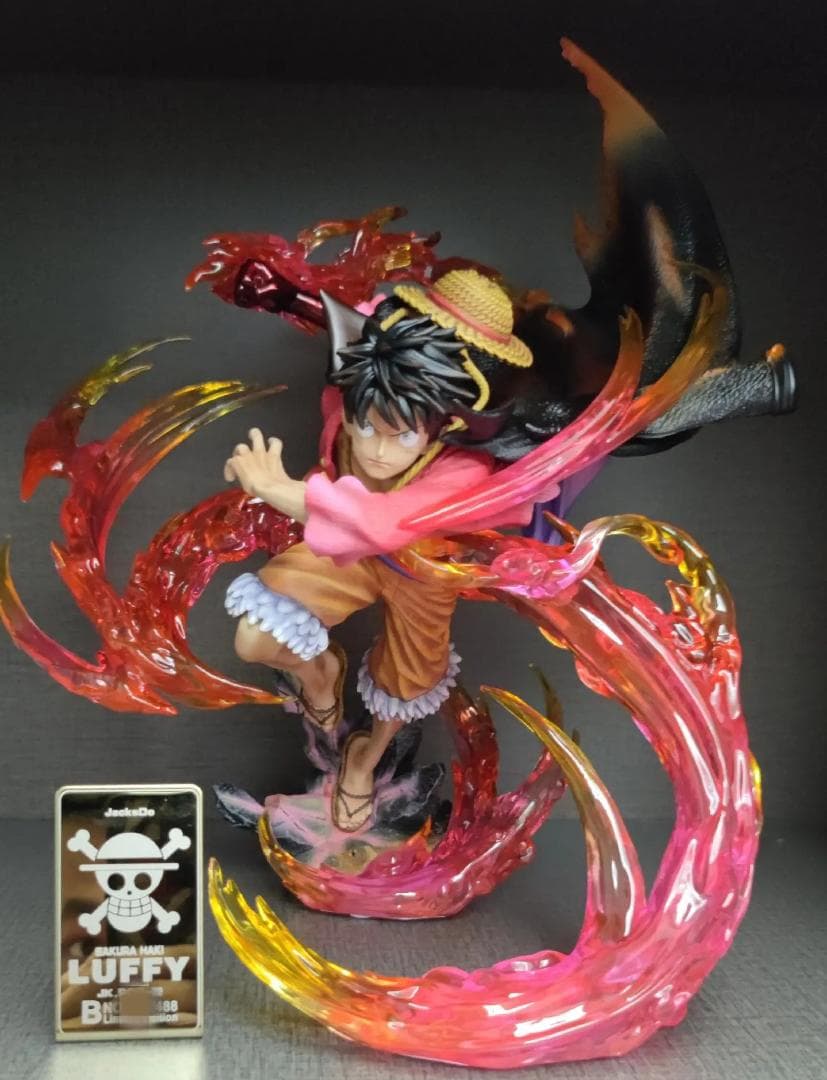 ワンピース ルフィ 流桜 ガレージキット フィギュア 塗装済み完成品