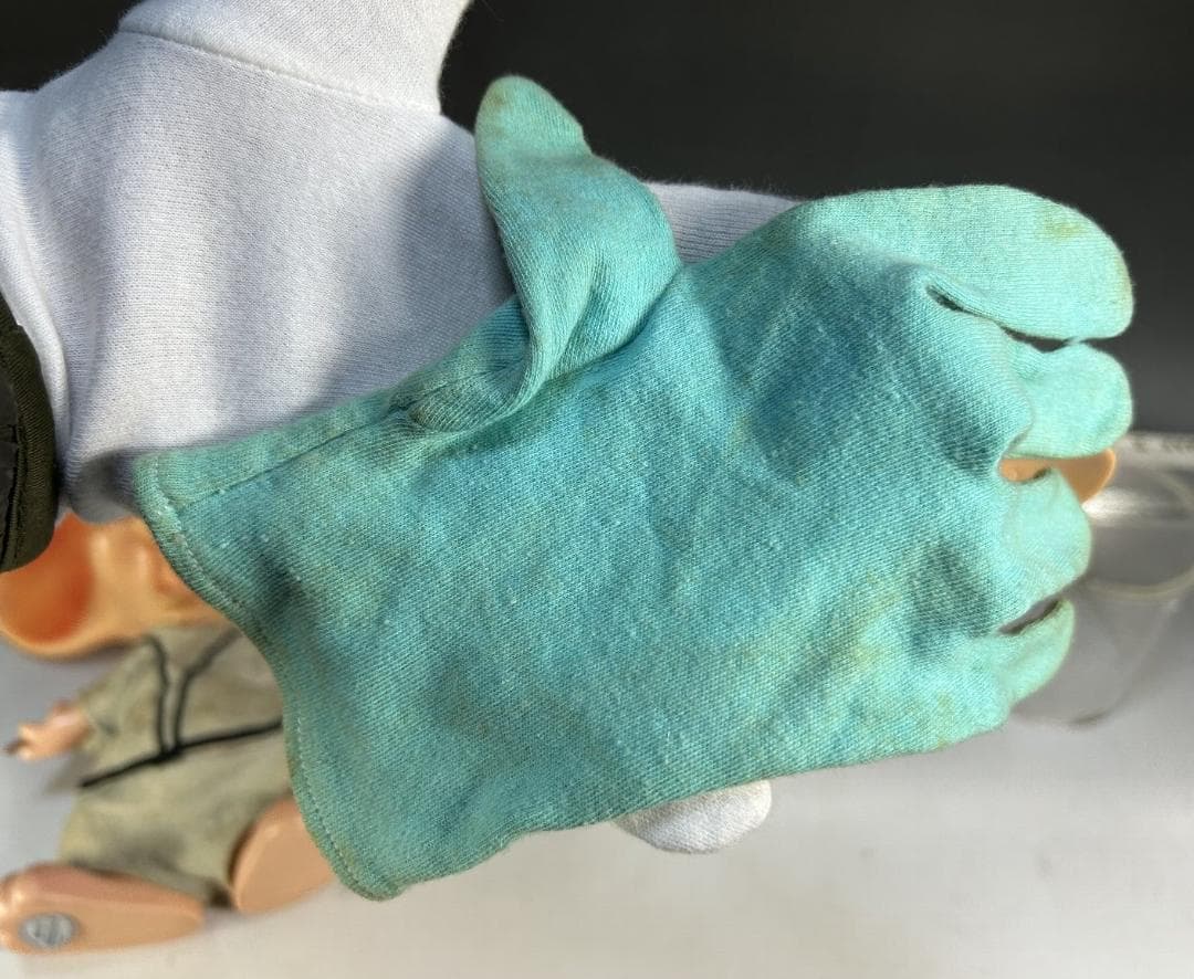 70年代 トッポジージョ 野球 ソフビ 貯金箱 指人形 ビンテージ