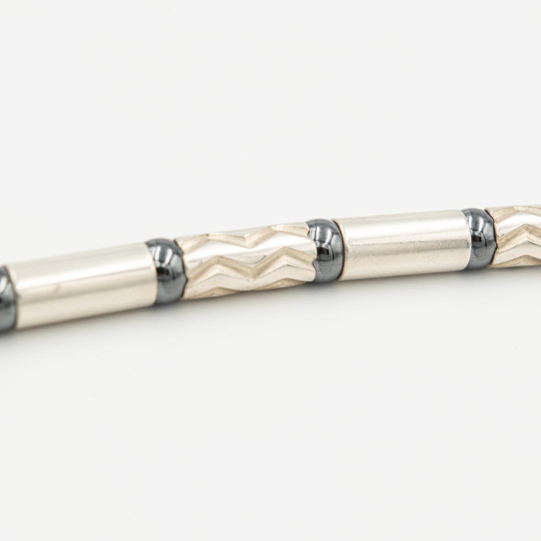 ティファニー エッチド ブレスレット アズテック ジグザグ 19.6cm