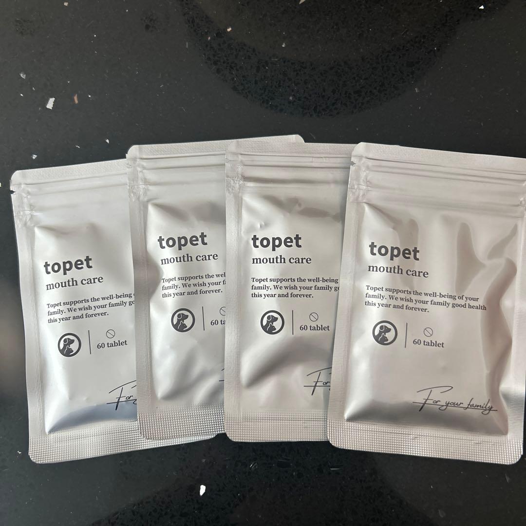 topet mouth care 60 tablet 口腔ケアサプリメント✖️4 - メルカリ