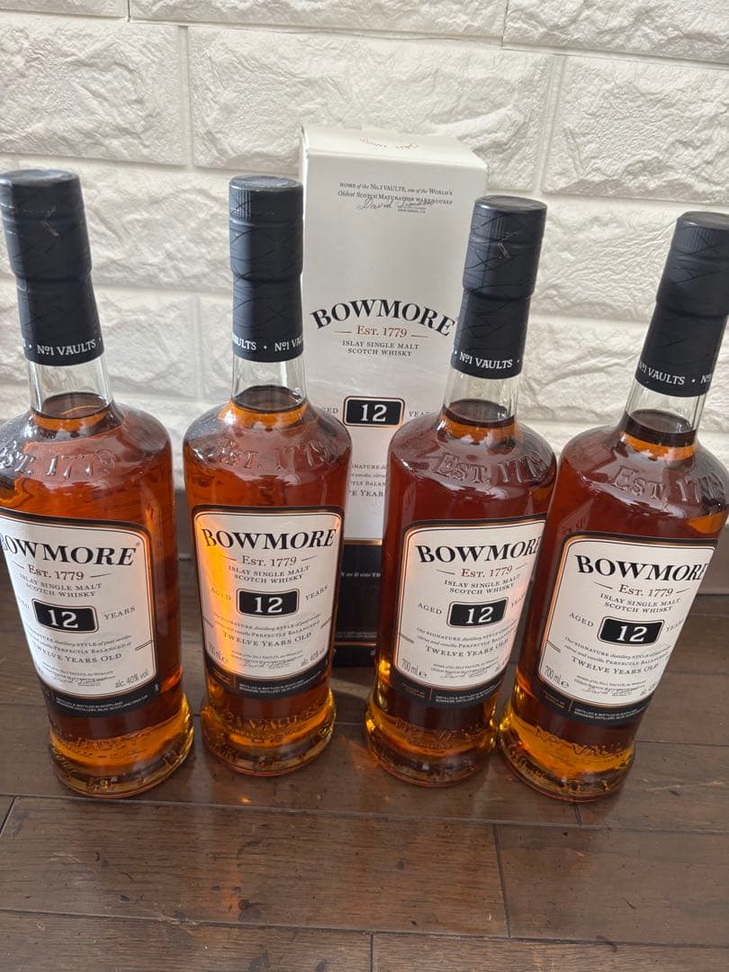 BOWMORE 12年 ウイスキー 4本セット今年購入 Amazon.co.jp: ボウモア 12年 [シングルモルト ウイスキー イギリス
