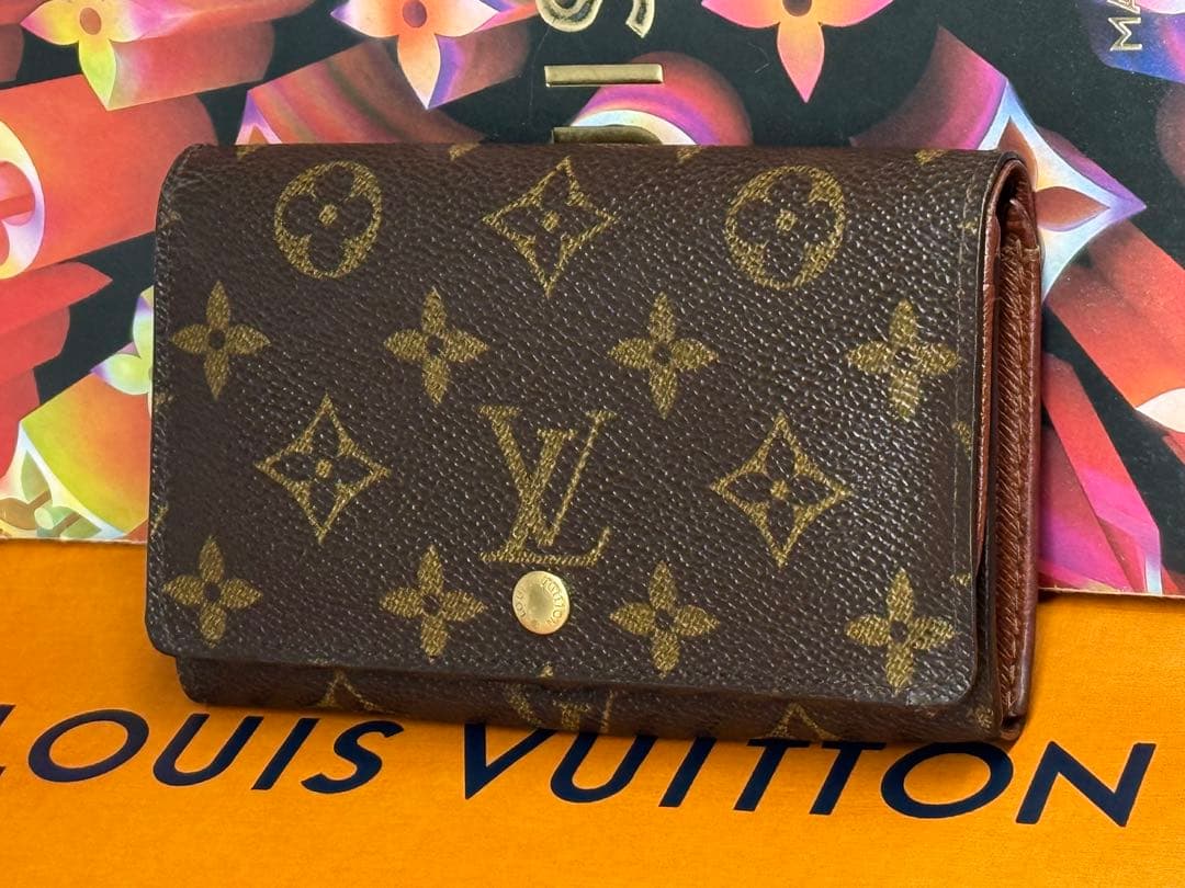 ルイヴィトン ポルトモネ・ビエ トレゾール L字形ファスナー二つ折り