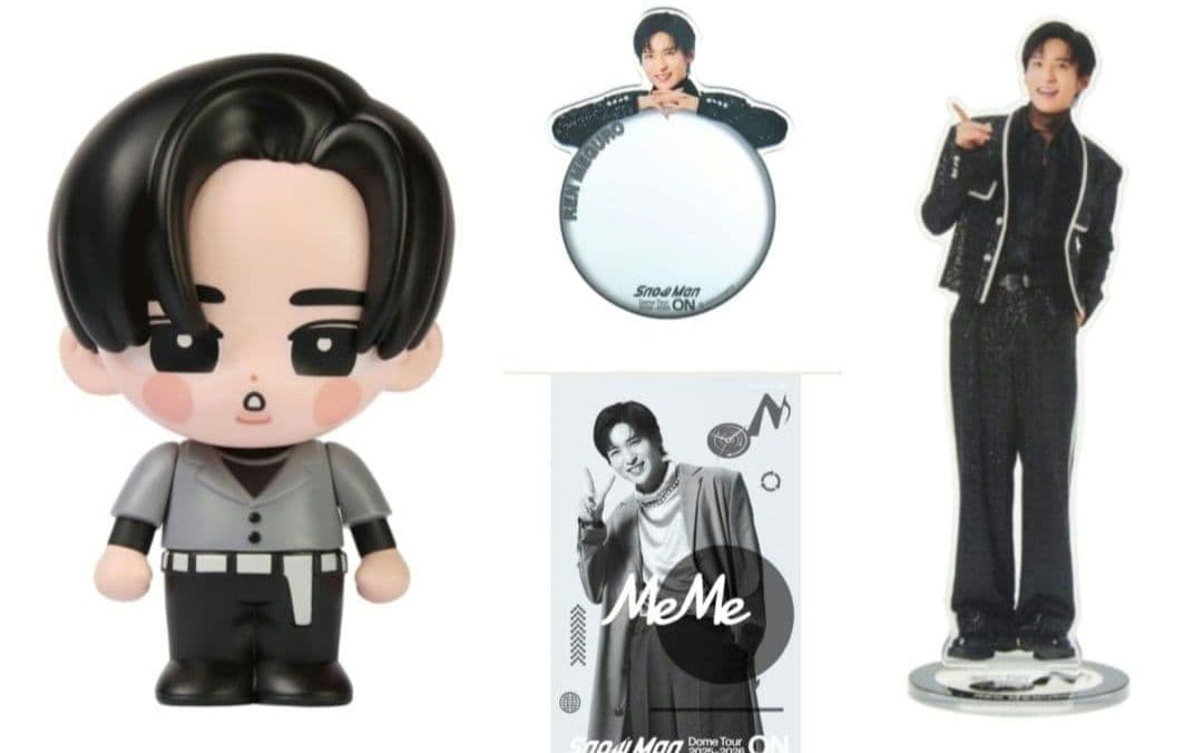 Snow Man Dome Tour ON ペンライト目黒蓮うちわセット SnowMan Dome