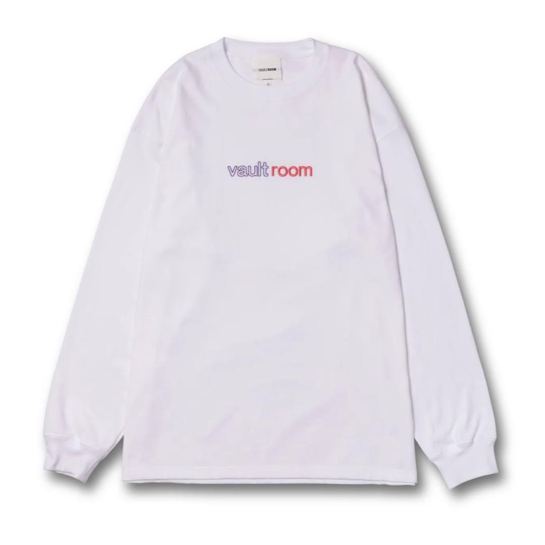 vaultroom × LAPKARU L/S TEE WHITE 白 Tシャツ