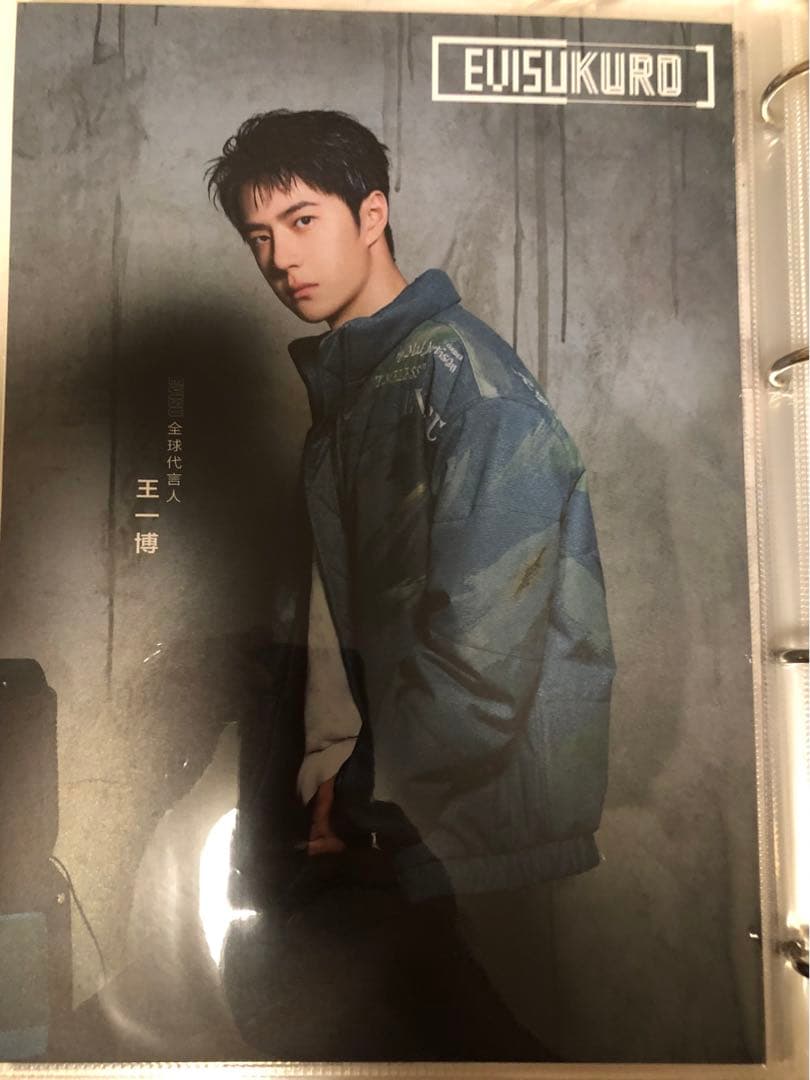 王一博 カードバインダー＋A4・Pカード他 用リフィル50枚付 アルバム z