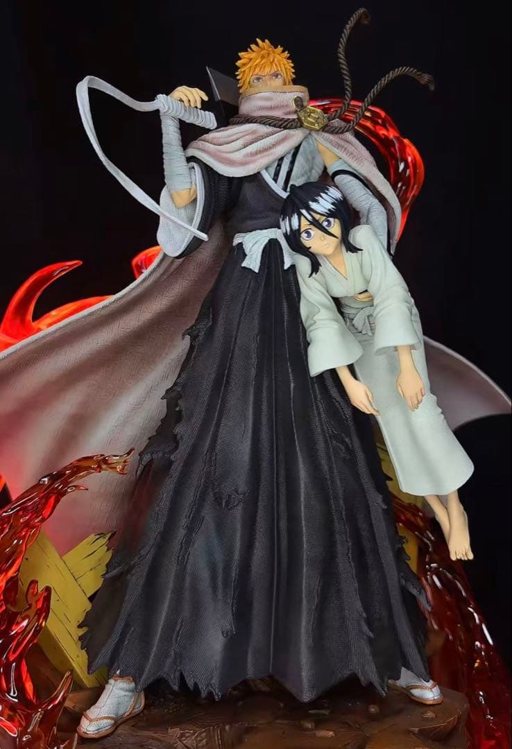 BLEACH 黒崎一護 ガレージキット ガレキ スタチュー⑧①
