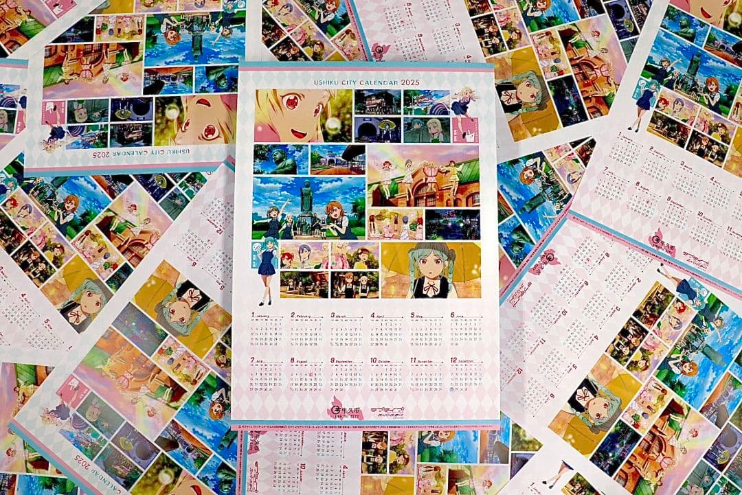 ラブライブ！スーパースター！！牛久市コラボカレンダー【2本セット