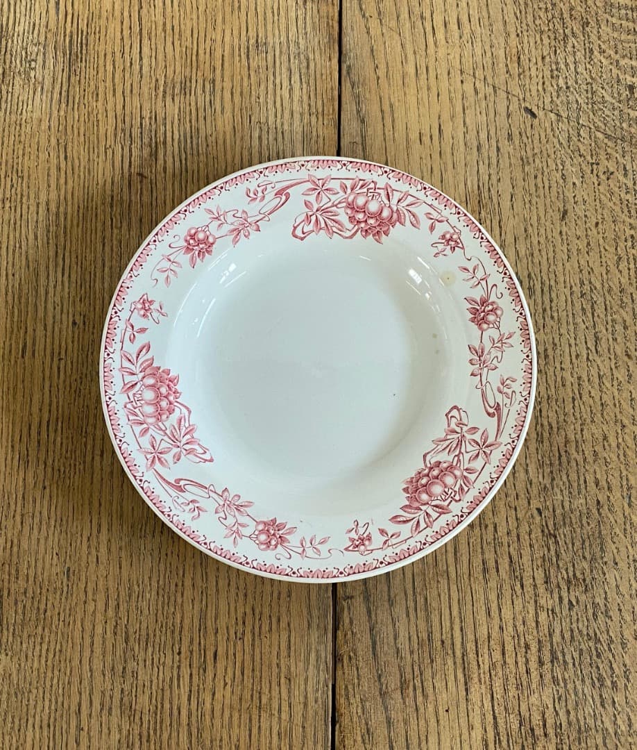 ボッホ ベルギー フランスアンティーク アンティークプレート スープ