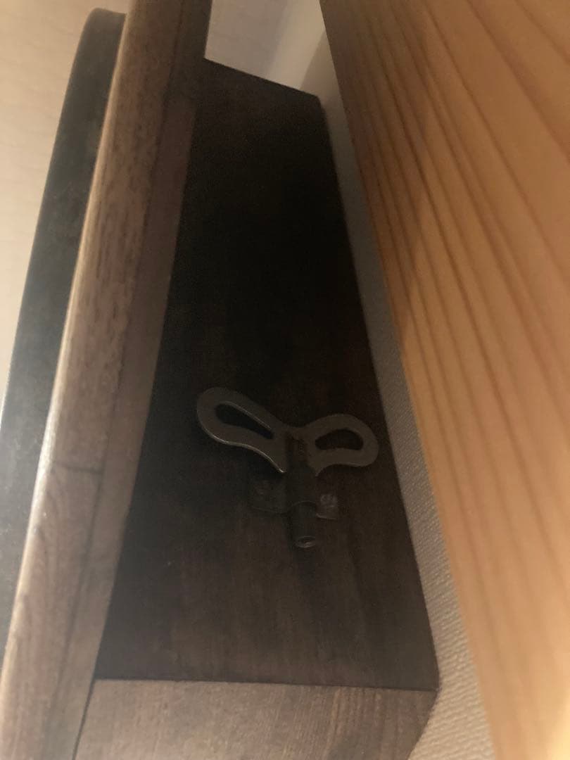 昭和レトロ SEIKOSHAゼンマイ式振り子時計 丸型　稼働品②