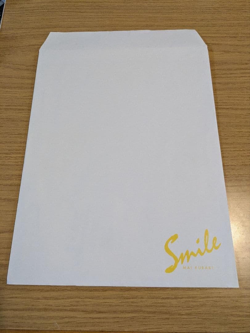 値下げ　倉木麻衣　Smile 直筆サイン入りブロマイド