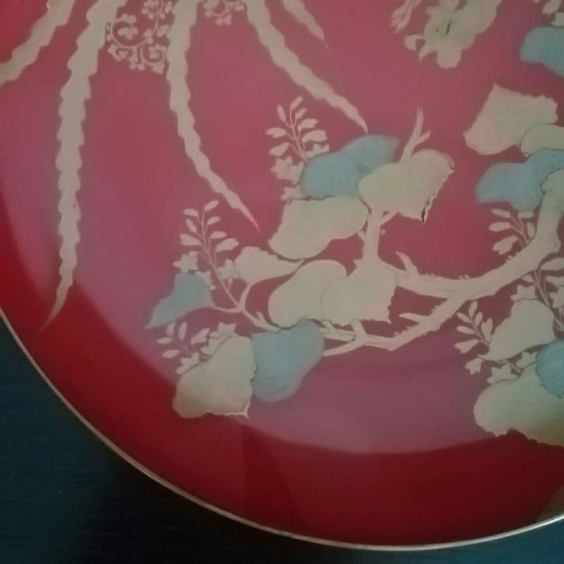 漆工芸　朱漆　金蒔絵　木盃⑥　江戸から明治時代　七組盃のひとつ