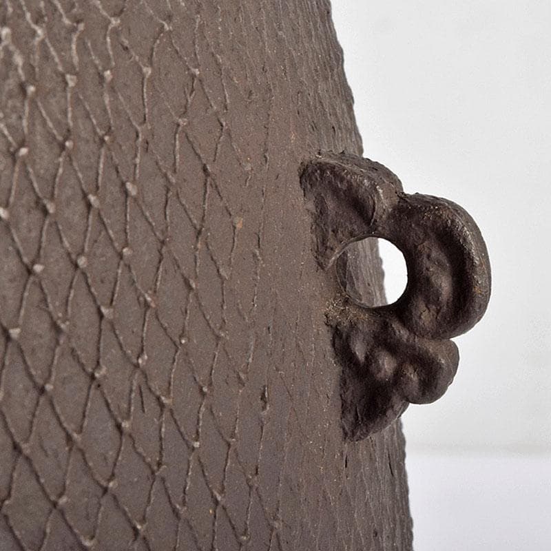 茶道具 釜師 畠春斎作 網地文 尻張釜 共布共箱 M R9041B - メルカリ