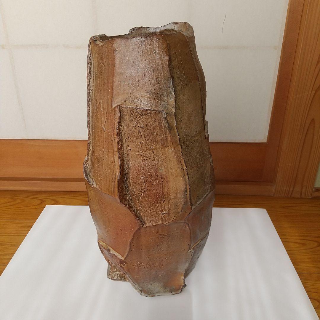 丹波焼 花入れ 大西雅文