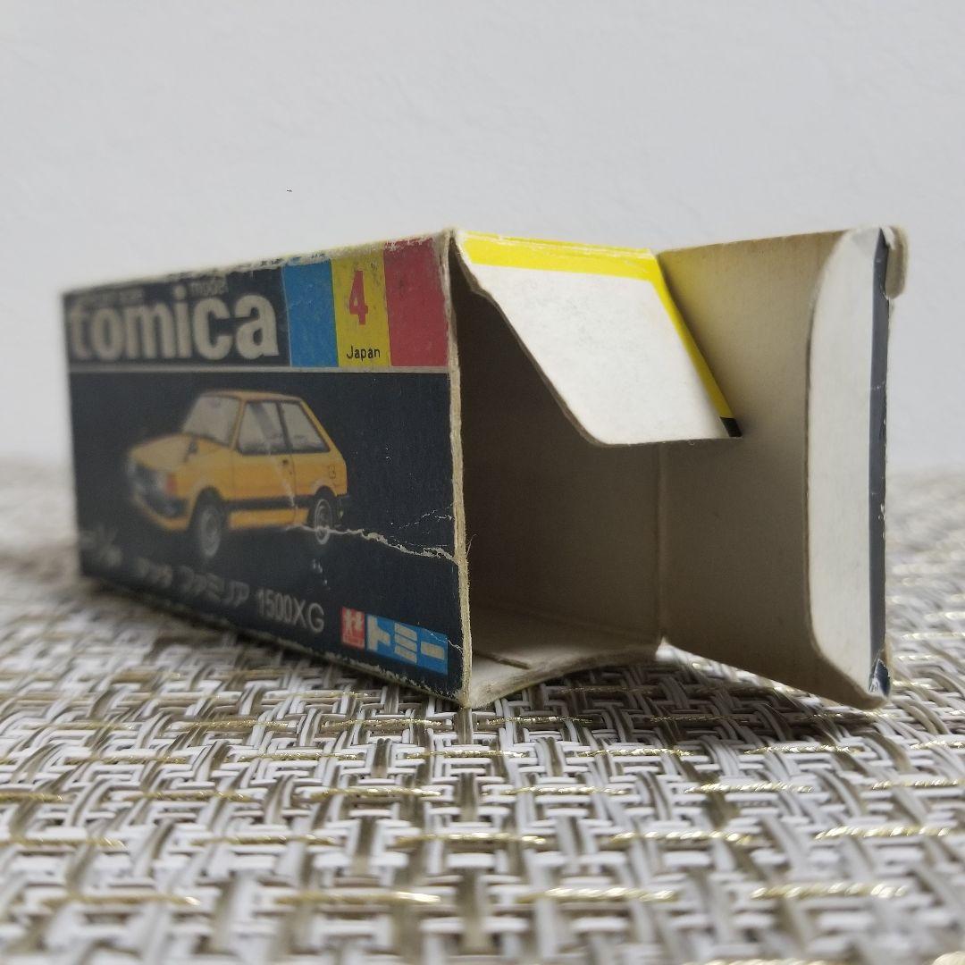激レア】 トミカ 黒箱 No.4 マツダ ファミリア 1500XG 日本製 - メルカリ