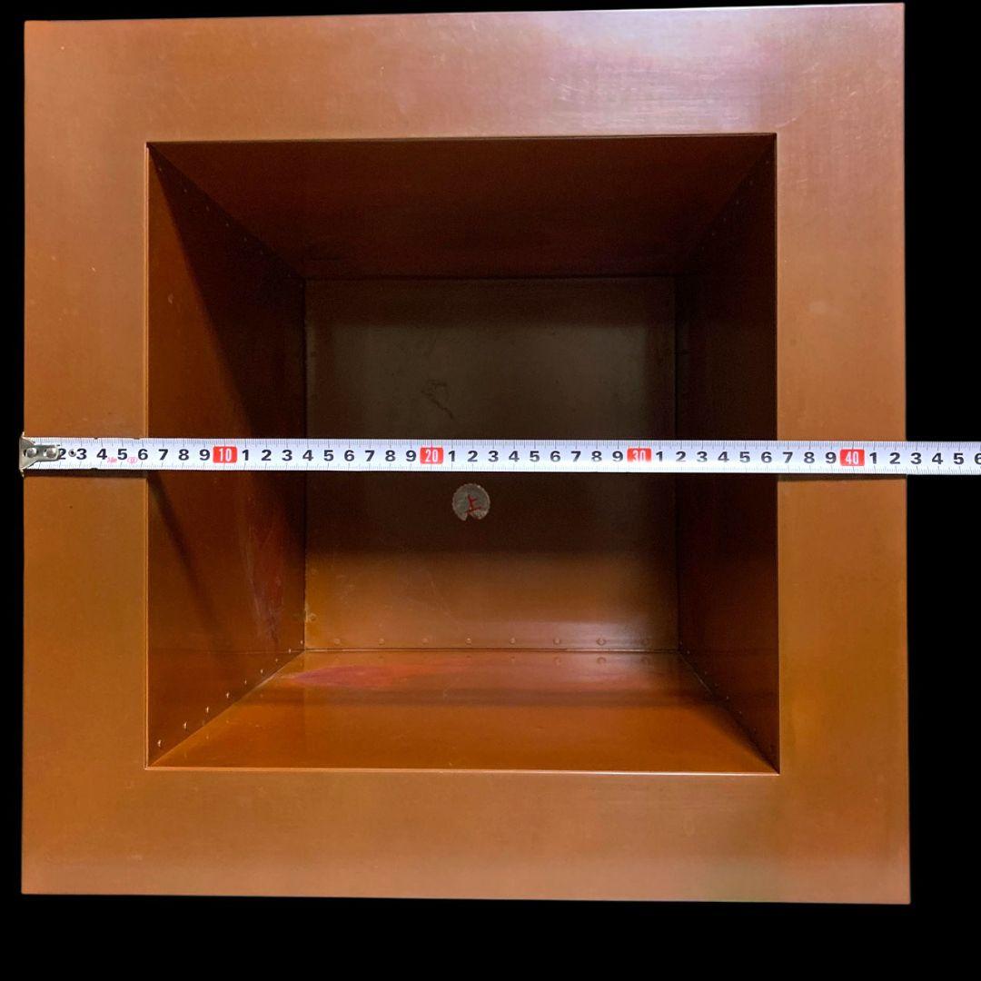 茶道具 銅製 炉おとし 炉壇