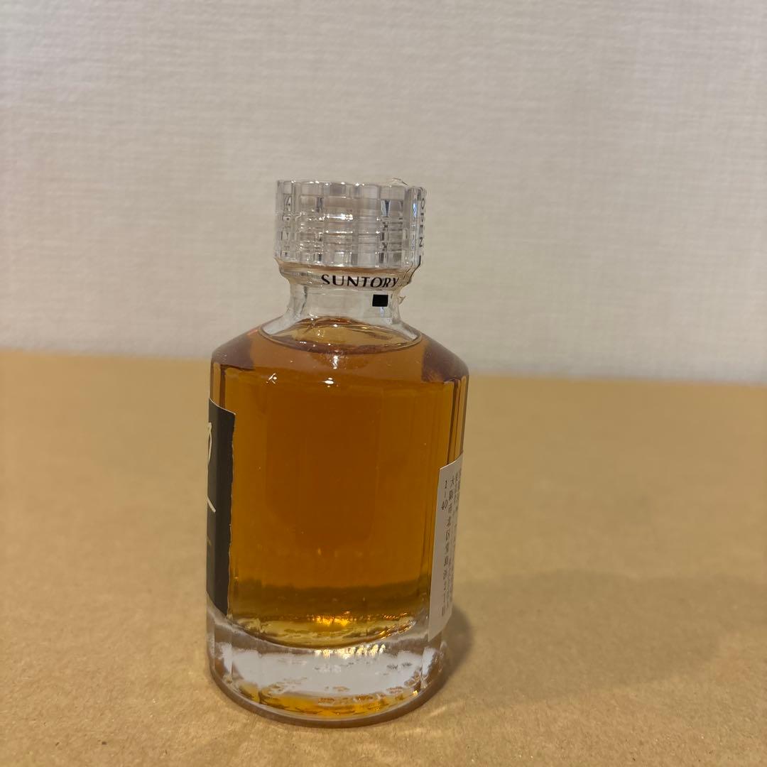レア サントリーウイスキー 響21年 50ml ミニボトル ラベル黒字 未開封
