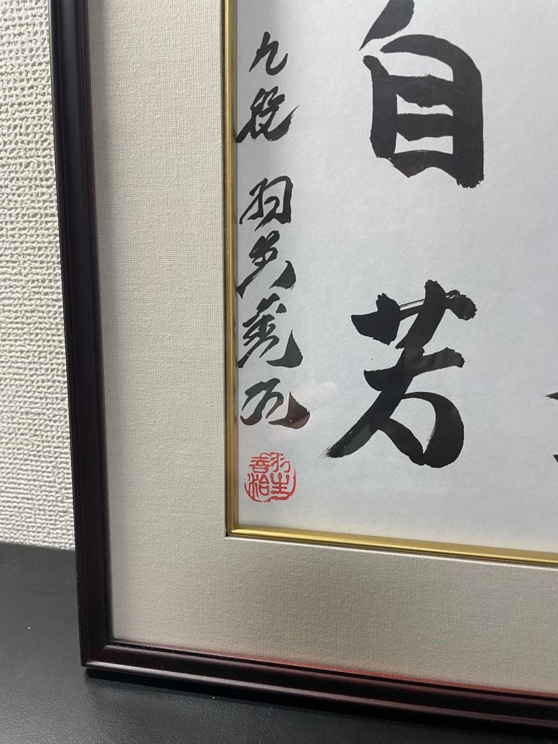 羽生善治九段 直筆【泰然自若】