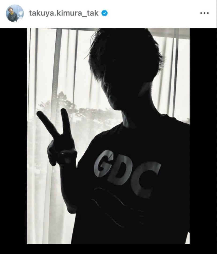GDC WING Tee ウイング Tシャツ ブラック M 新品 キムタク 黒