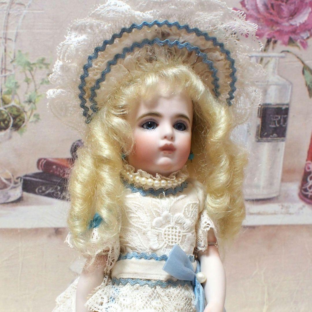 アンティーク リプロ ブリュ ビスクドール ペティート ミニョネット