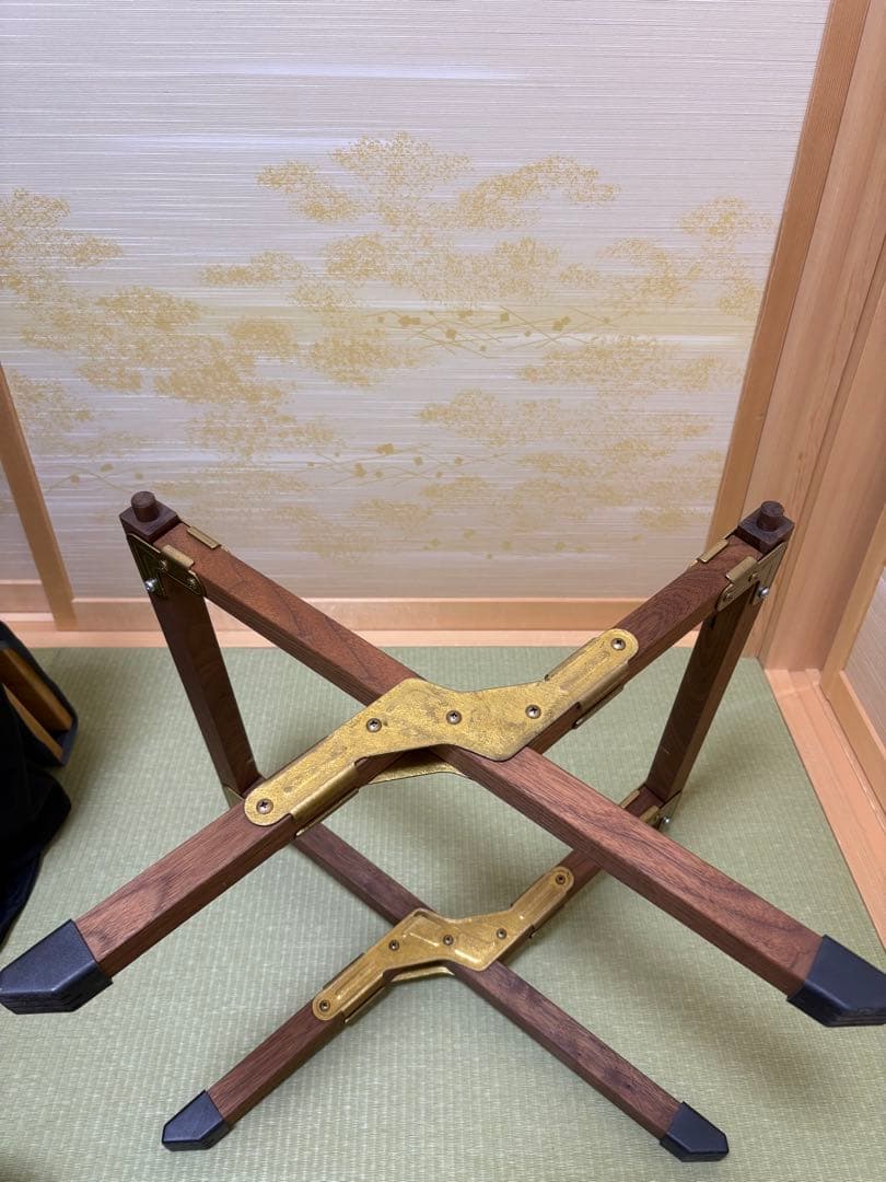 Noras サイドテーブル ウォールナット 真鍮金具