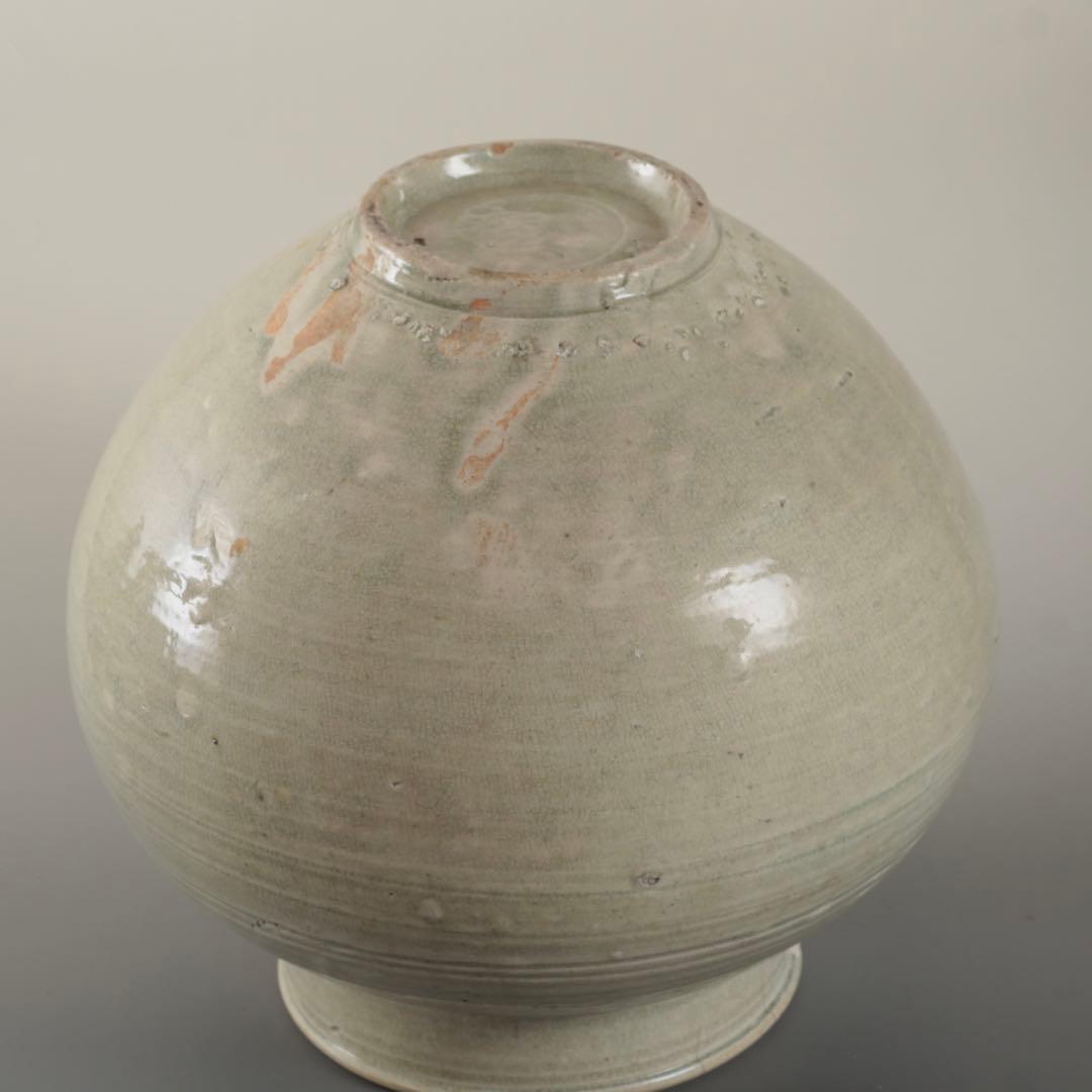 李朝 丸壺 朝鮮美術 古美術 古道具 アンティーク 古壺 李朝壺