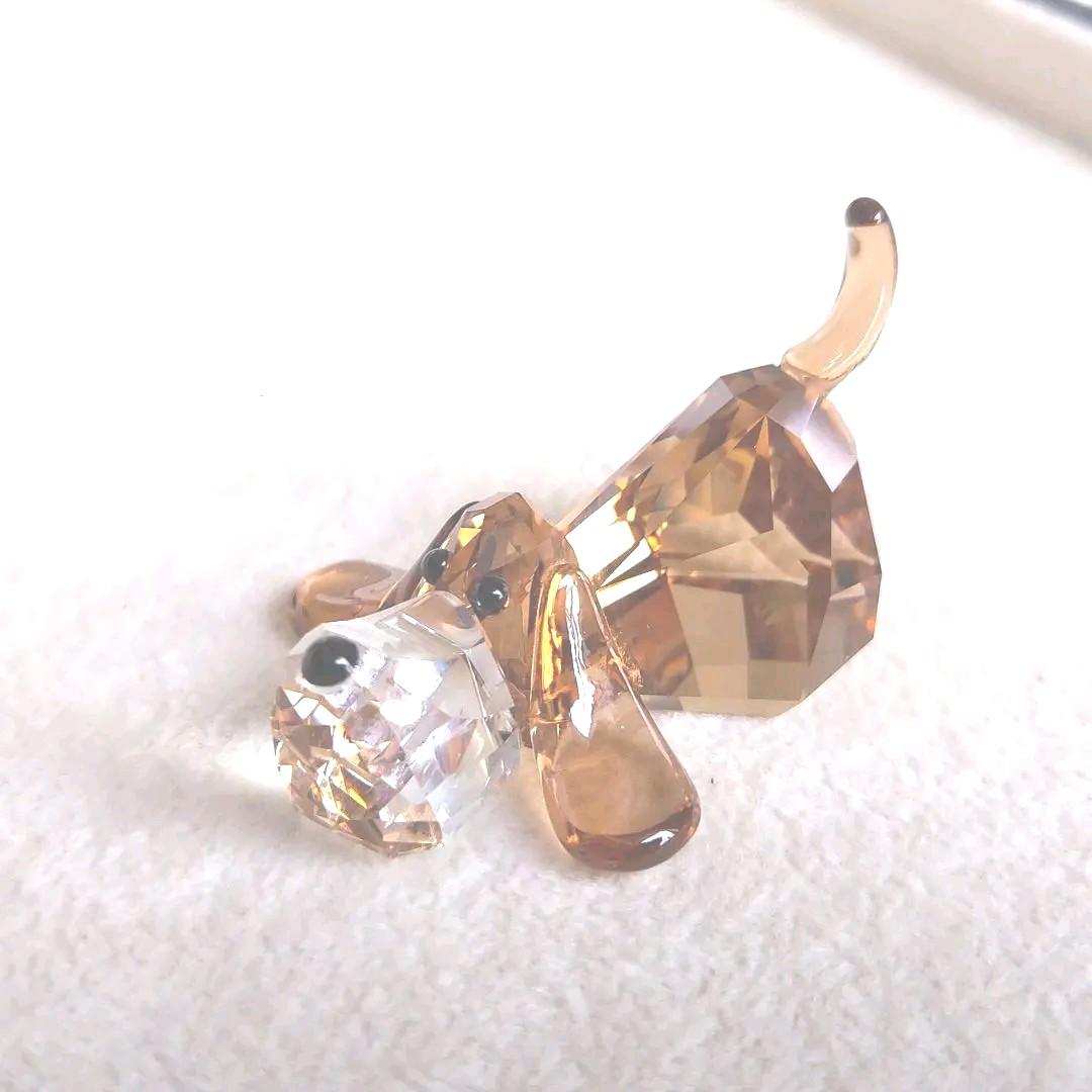 スワロフスキー バセットハウンド犬