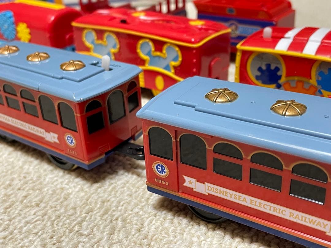【ディズニー プラレール】鉄道 車両 トレイン ミッキー  まとめ ３点セット