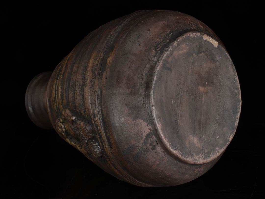 備前焼 古備前 人形大徳利 恵比寿大黒天寿老人 三神人形大徳利 45cm