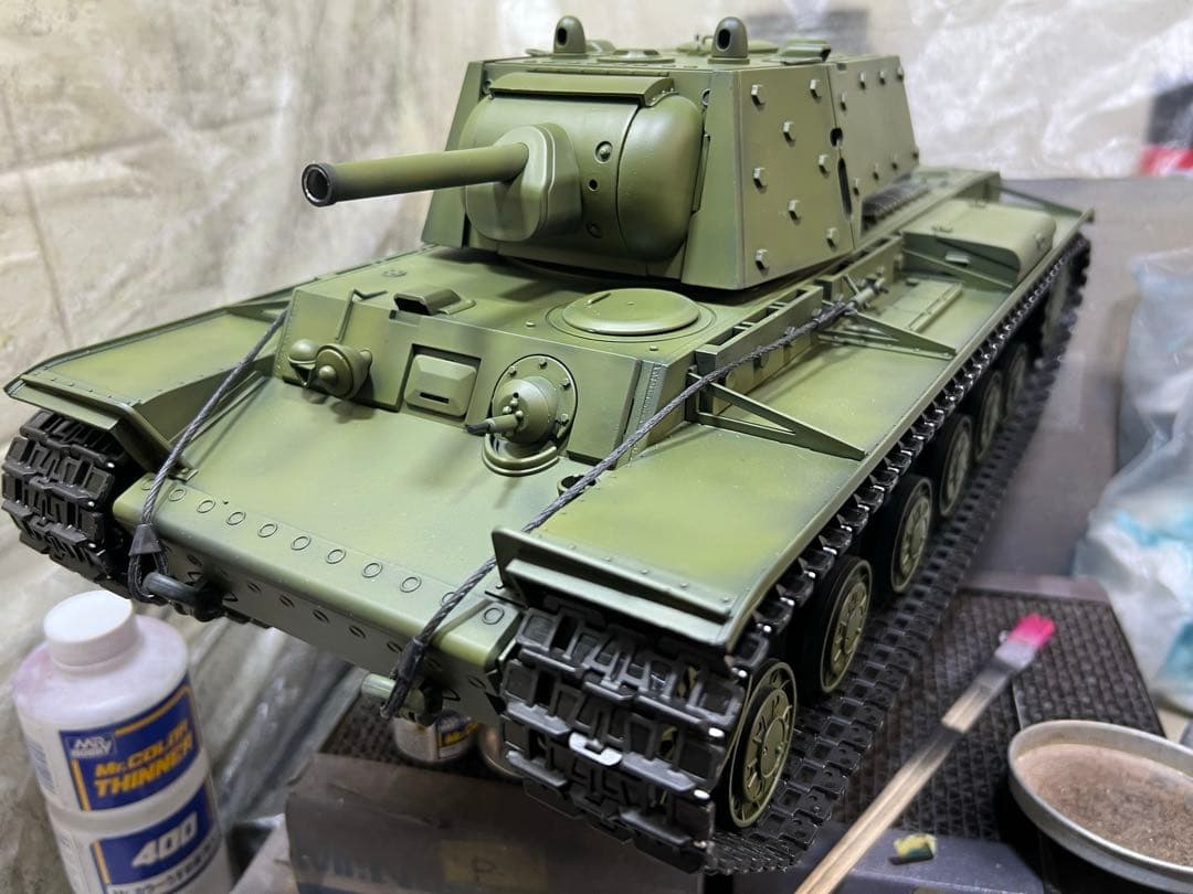ヘンロン 戦車 KV-1s 新品 組み直し 塗装済 フルセット プレオーダー品 ヘンロン 戦車 KV-1s 新品 組み直し 塗装済 フルセット プレオーダー品