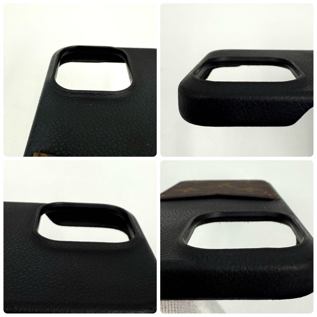 鑑定済】 ルイヴィトン モノグラム iPhone15promax ケース 黒