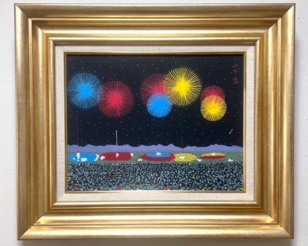 【F6号】ベルナール ビュッフェ（1986）手描き/表裏サイン有り/油彩/額縁 SALE】［F6号］ベルナール・ビュッフェ肉筆保証/手描き/表裏サイン有