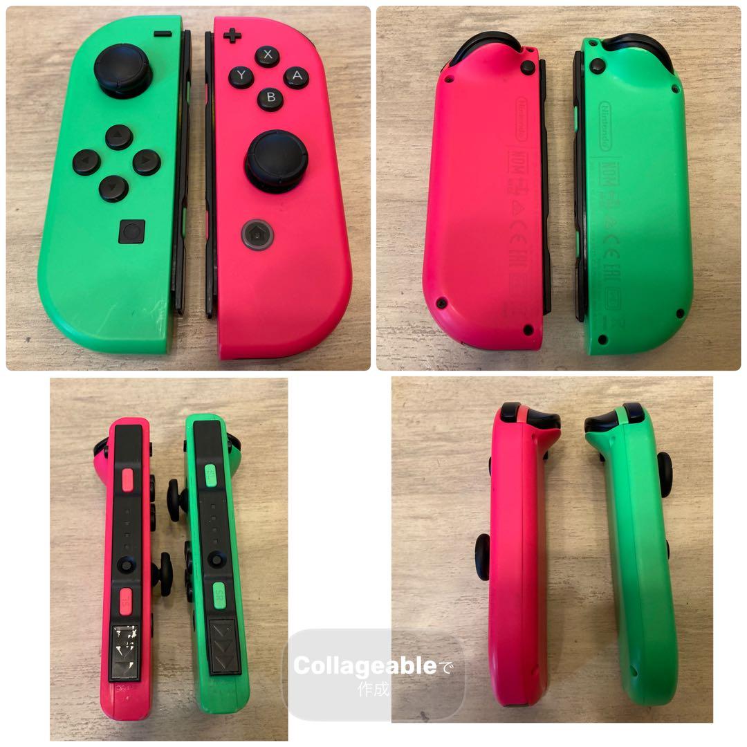 NintendoSwitch1本体ネオンピンク・グリーン　スプラトゥーンカラー