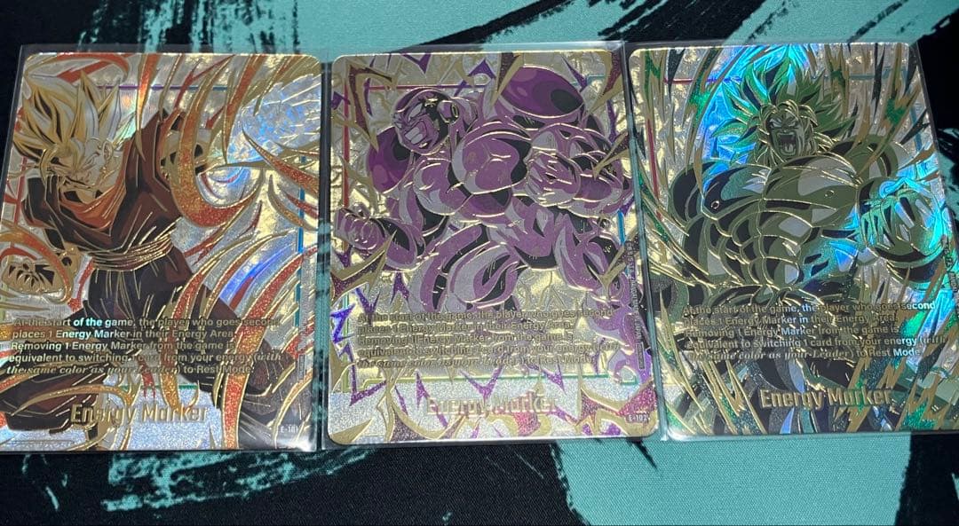 チャンピオンシップエナジーマーカー 3枚セット(ベジット、フリーザ