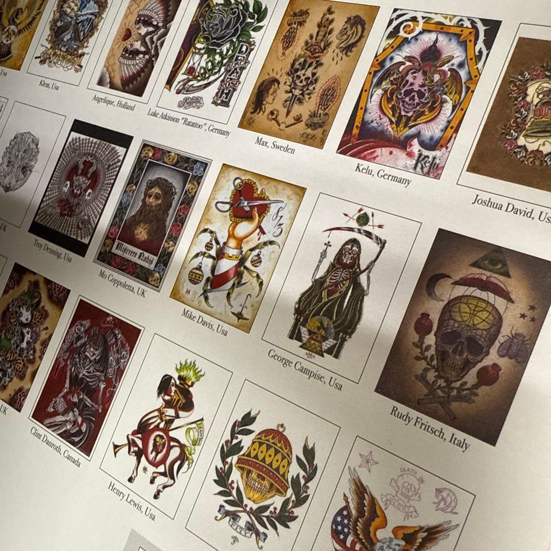 絵画 彫師 限定版 特大ポスターセット フラッシュ タトゥー レア