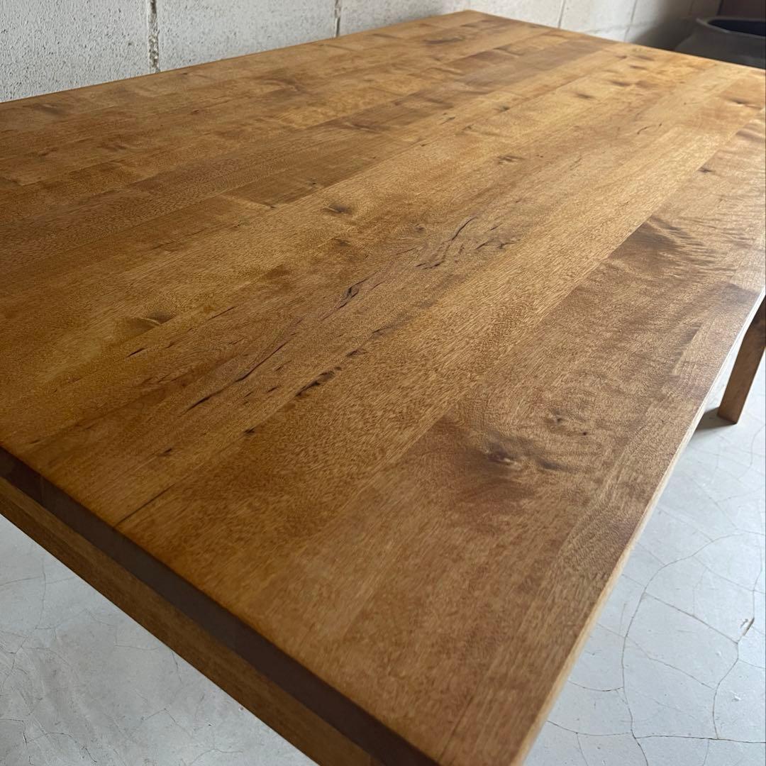美品　MUJI 無印良品　オーク無垢材　ダイニングテーブル　引出し付