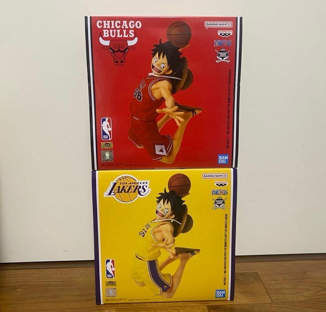 ワンピース × NBA ルフィ フィギュア 2種セット ベースショップ - メルカリ