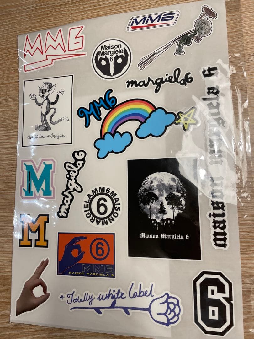 MM6 マルジェラ アイロンプリントステッカー - メルカリ