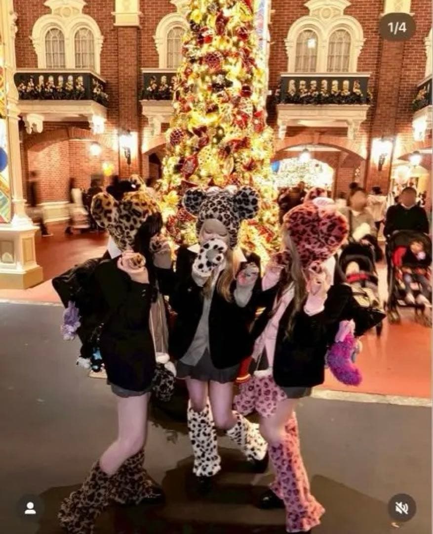 c 3色 ミニー ファンキャップ ピンク ベージュ　グレー ディズニー　平成