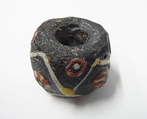 ☆K0506☆古代とんぼ玉 (A54) 北欧 バイキング 特大 ガラスビーズ