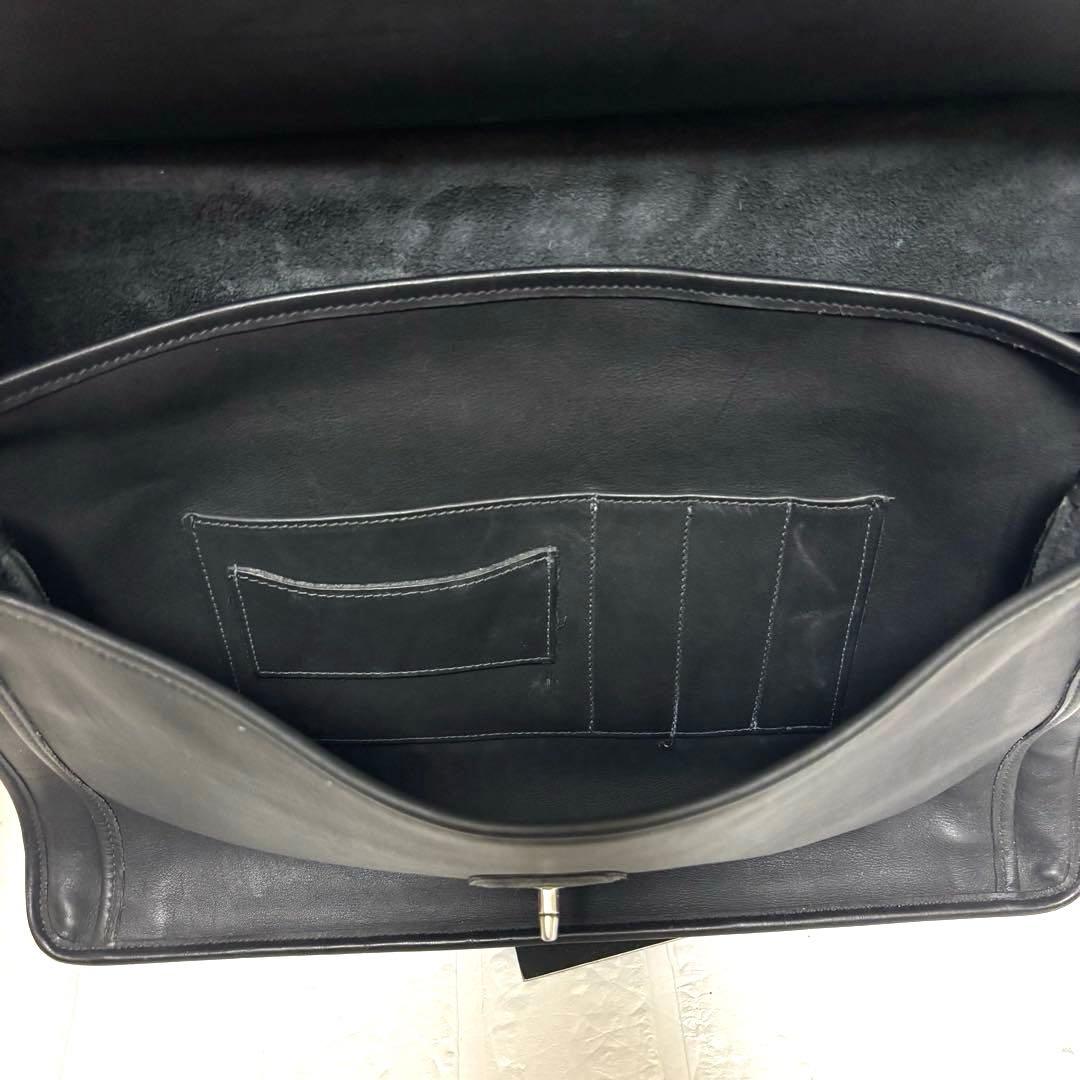 美品 OLD COACH ビジネスバッグ ウィリス ビークマン ターンロック 黒