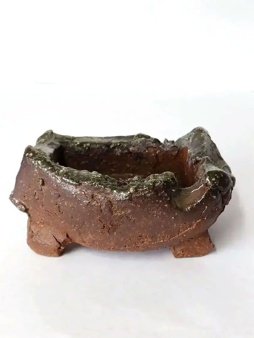 陶器 花器 植木鉢 灰皿 小物入れ アッシュトレイ 置物 オブジェ - メルカリ