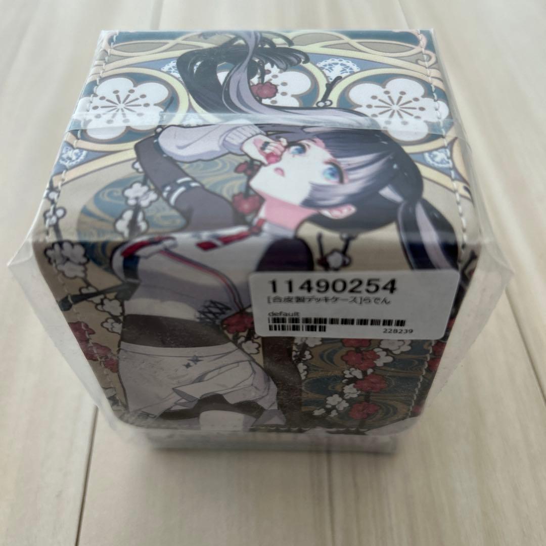 儒烏風亭 らでんデッキケース 合皮製 ホロカ 混沌の女神様 ホロライブ