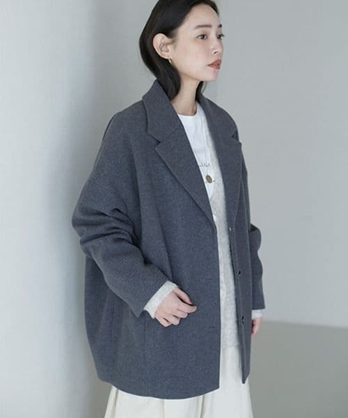 スタディオクリップ natural by clip コクーンミドルコート 今季