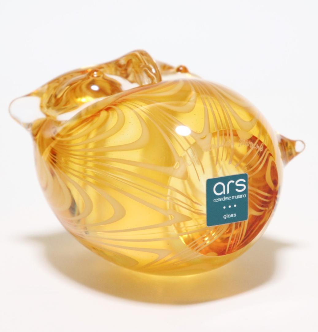 165,000円新品【アルスチェネデーゼ】古法縁起物 置物ムラーノガラス