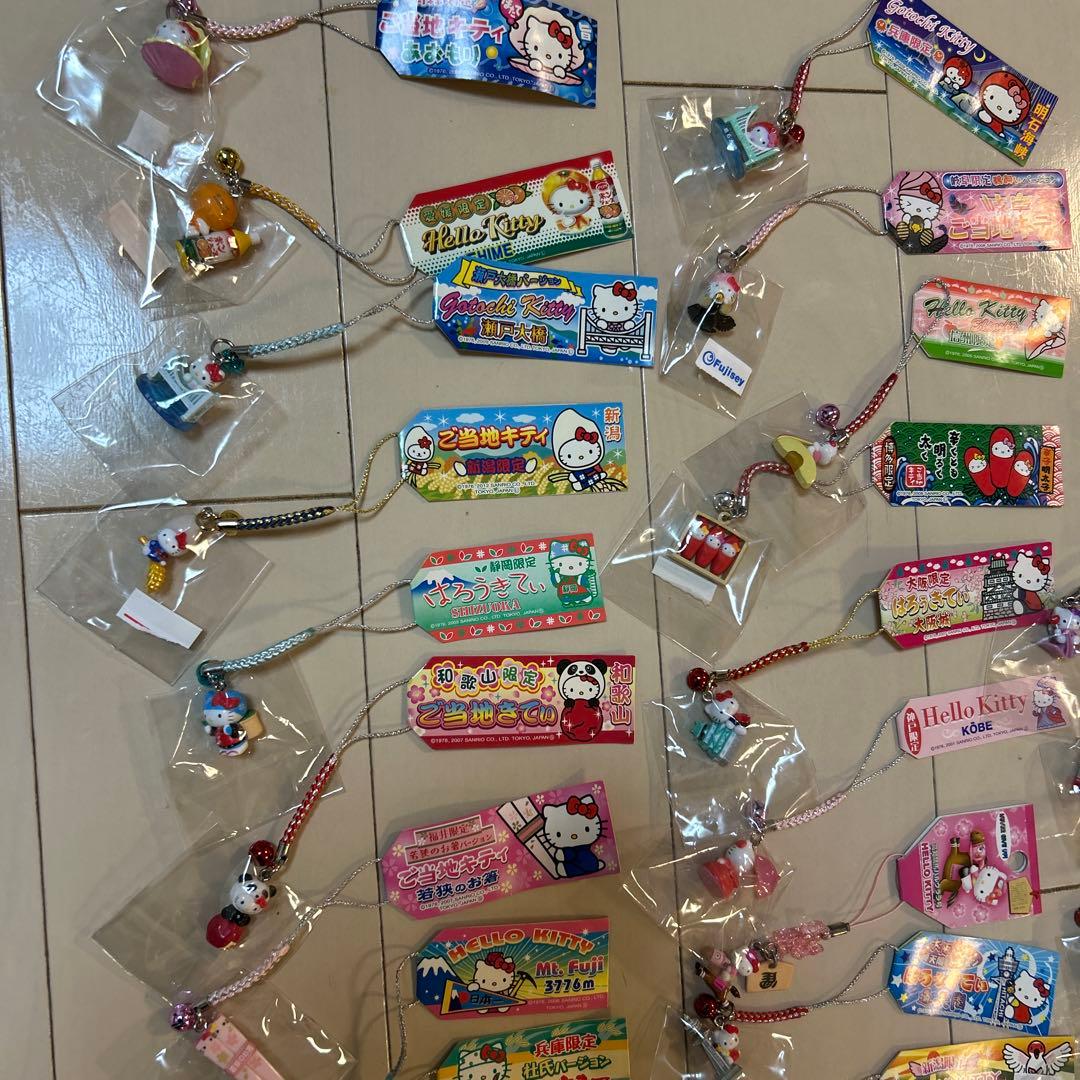 ご当地キティ　根付ストラップ　まとめ売り