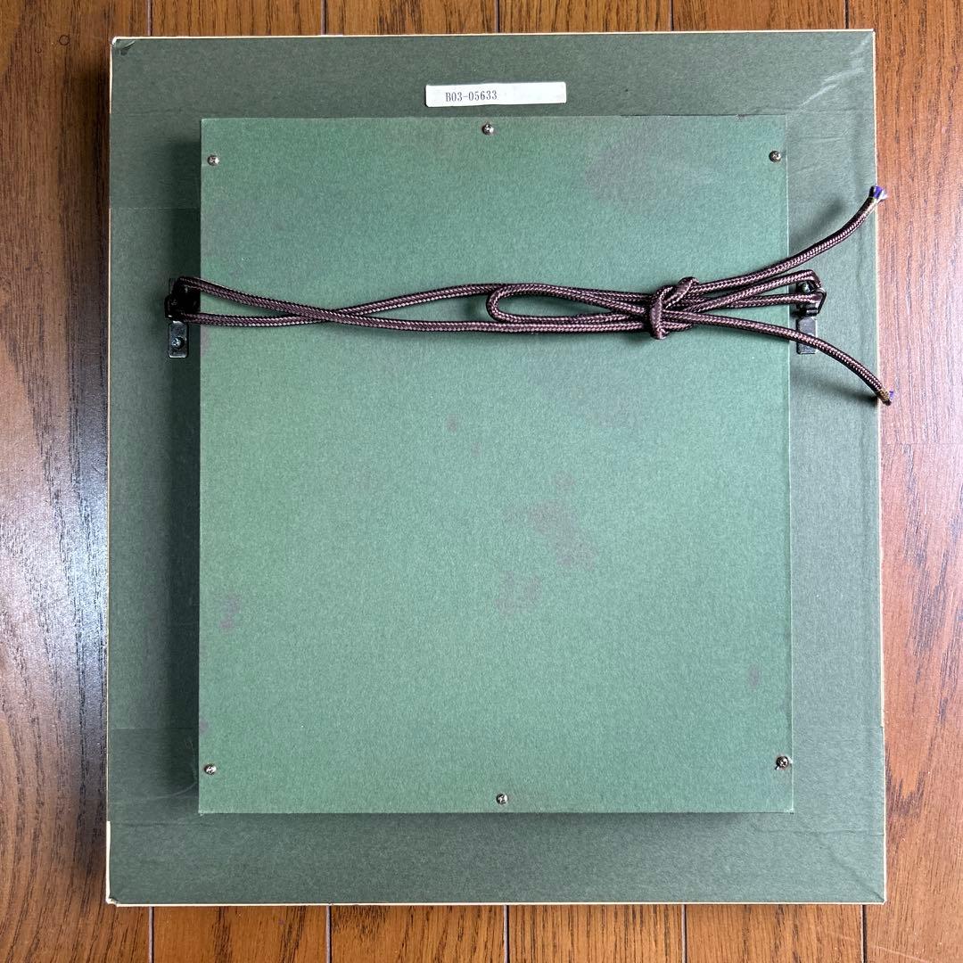 絵画　油彩画　少女　清水朋江　「小さな花」