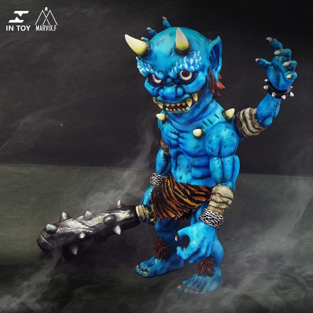 鬼入道 二期色 青竜エディション デビル 怪獣 可動 ソフビ フィギュア 限定