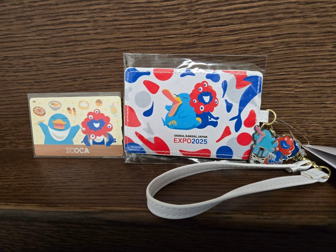 渡*樹様 完売品　万博限定ミャクミャク記念ICOCA + 合皮パスケースセット