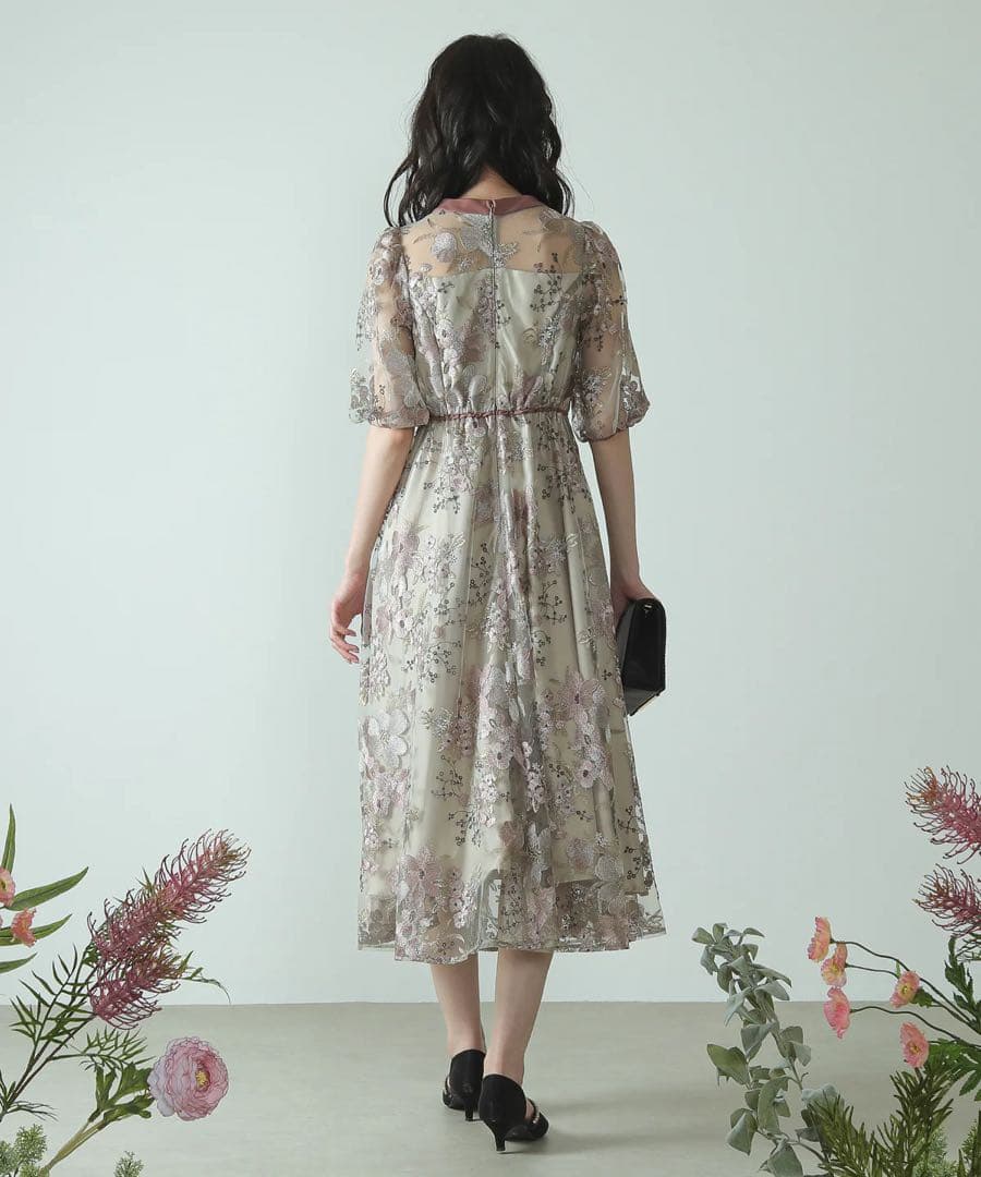 き*)様 【niana/kana】フラワー刺繍 ドレス オケージョン Mサイズ